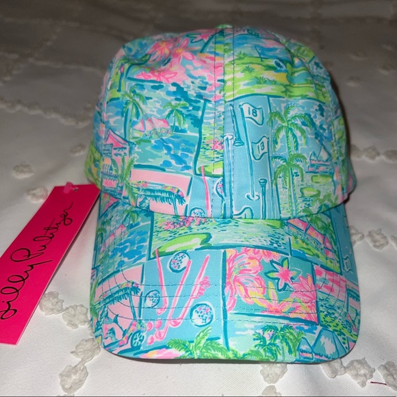 Lilly Pulitzer Run Around Hat - 3 Total, 1 Size Fits All, Multicolor/Patterns - Picture 6 of 10